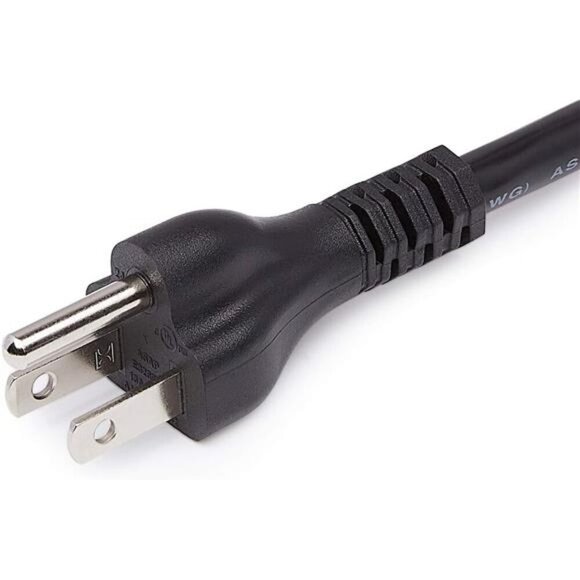 Indoor Extension Cord, 13 Amps, 125V, 10 Foot, Black - Pack of 2 - Picture 5 of 7